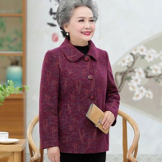 Áo Khoác Dạ Len Cho Bà Cho Mẹ Lịch Sự AD22