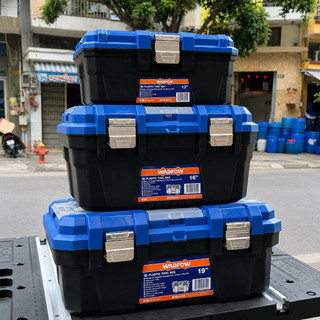 Bộ 3 hộp nhựa đựng dụng cụ WADFOW khóa nhựa & kim Loại . WTB4103, WTB2103 DNWF
