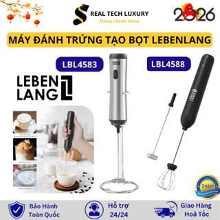 Máy Đánh Trứng Đánh Bọt Cafe Cầm Tay LEBENLANG LBL4586 - LBL4583 - LBL4588, 2 Tốc Độ, Thương Hiệu Đức