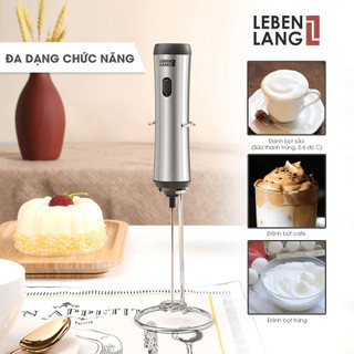 Máy Đánh Trứng Đánh Bọt Cafe Cầm Tay LEBENLANG LBL4586 - LBL4583 - LBL4588, 2 Tốc Độ, Thương Hiệu Đức