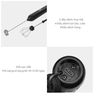 Máy Đánh Trứng Đánh Bọt Cafe Cầm Tay LEBENLANG LBL4586 - LBL4583 - LBL4588, 2 Tốc Độ, Thương Hiệu Đức