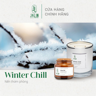 Nến thơm JALIN hương Winter Chill -  Làm từ sáp ong thiên nhiên & sáp đậu nành - Giúp thơm phòng, thư giãn