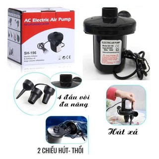 Bơm Điện Mini 2 Chiều Hút Thổi Tiện Lợi - Bơm Phao Bơi, Bơm Ghế Hơi, Bơm Bể Phao, Bơm Hút Chân Không