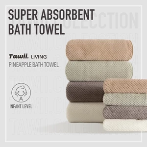 DOZO Khăn tắm thấm nước lớn 100% Sợi Microfiber Mềm mại Và Không xơ khăn mặt Kháng Khuẩn
