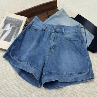 Quần đùi jean Bigsize nữ lưng cao dáng chữ A có túi thật cá tính năng động cho nàng Chubby Q559/J6