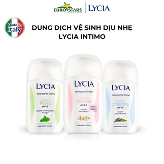 Dung dịch vệ sinh Lycia dịu nhẹ, kháng khuẩn, tươi mát cho phụ nữ Lycia Intimo - Nhập khẩu chính hãng Made in Italy