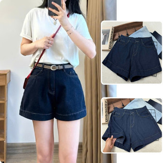 Quần Đùi Bigsize Nữ Cạp Cao Năng Động Mùa Hè Đi Chơi Chất Jean/Denim/Kaki Cho Chubby Q559/J6