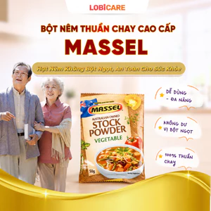 Bột Nêm Thuần Chay Cao Cấp Massel – Hạt Nêm Không Bột Ngọt, An Toàn Cho Sức Khỏe – Gói 50g