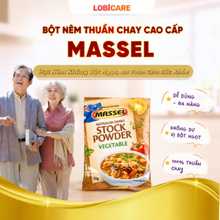 Bột Nêm Thuần Chay Cao Cấp Massel – Hạt Nêm Không Bột Ngọt, An Toàn Cho Sức Khỏe – Gói 50g
