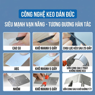 Keo Đa Năng LOC  TITE 401 Keo dán đa năng nhanh khô chuyên dán kim loại,nhựa,gỗ và các vật khác