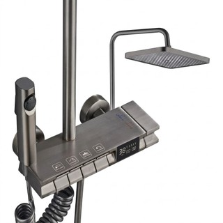 Sen cây tắm đứng thông minh cao cấp JCTOP, Hiển thị nhiệt độ LED, Phím bấm tiện dụng, 4 chức năng