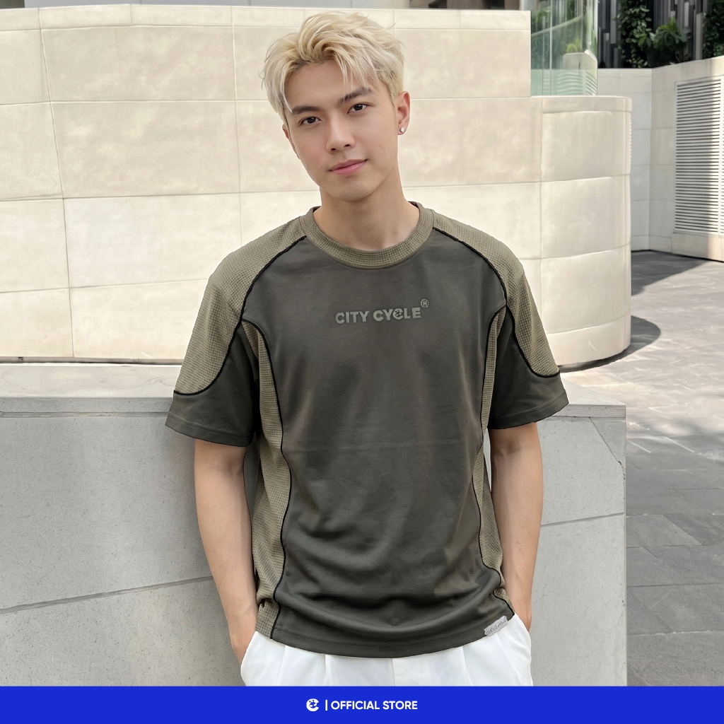 Áo T Shirt unisex thun phông form rộng Local Brand Chính Hãng City Cycle Áo thun Contours