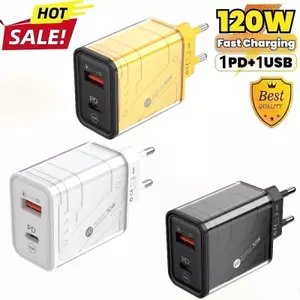 Bộ sạc nhanh 20w Hoco, cốc sạc 2 cổng tiện ích chất liệu PC + ABS bền bỉ chống cháy nổ thiết kế nhỏ gọn