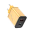 Bộ sạc nhanh 20w Hoco, cốc sạc 2 cổng tiện ích chất liệu PC + ABS bền bỉ chống cháy nổ thiết kế nhỏ gọn