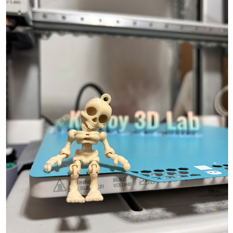 Móc Khóa Bộ Xương Mini In 3D Siêu Ngầu – Skeleton Keychain Cử Động Linh Hoạt – Treo Túi,Balo Cá Tính