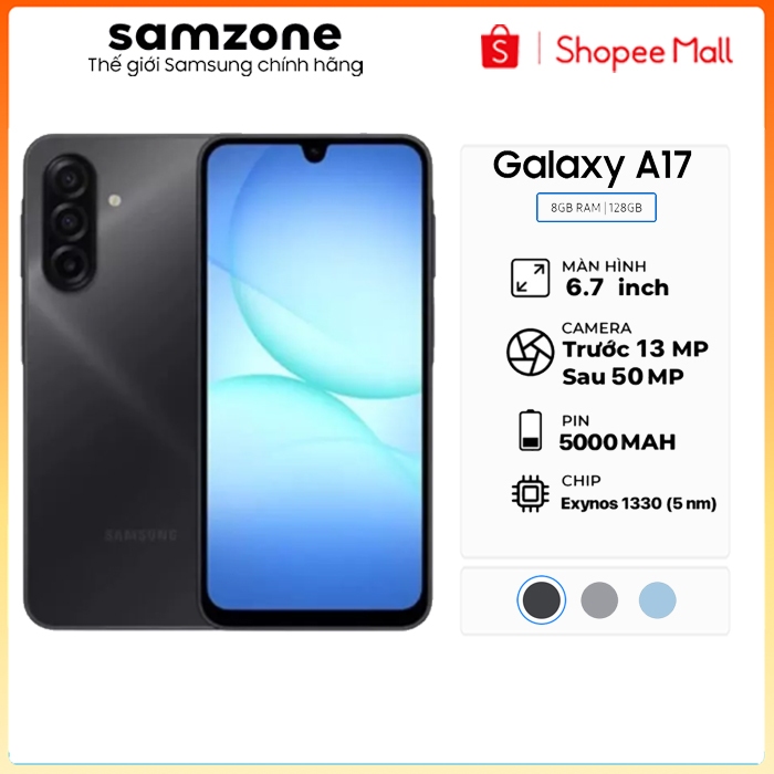 [ Random T7 ]B – Điện thoại Samsung Galaxy A17 LTE (8GB/128GB)