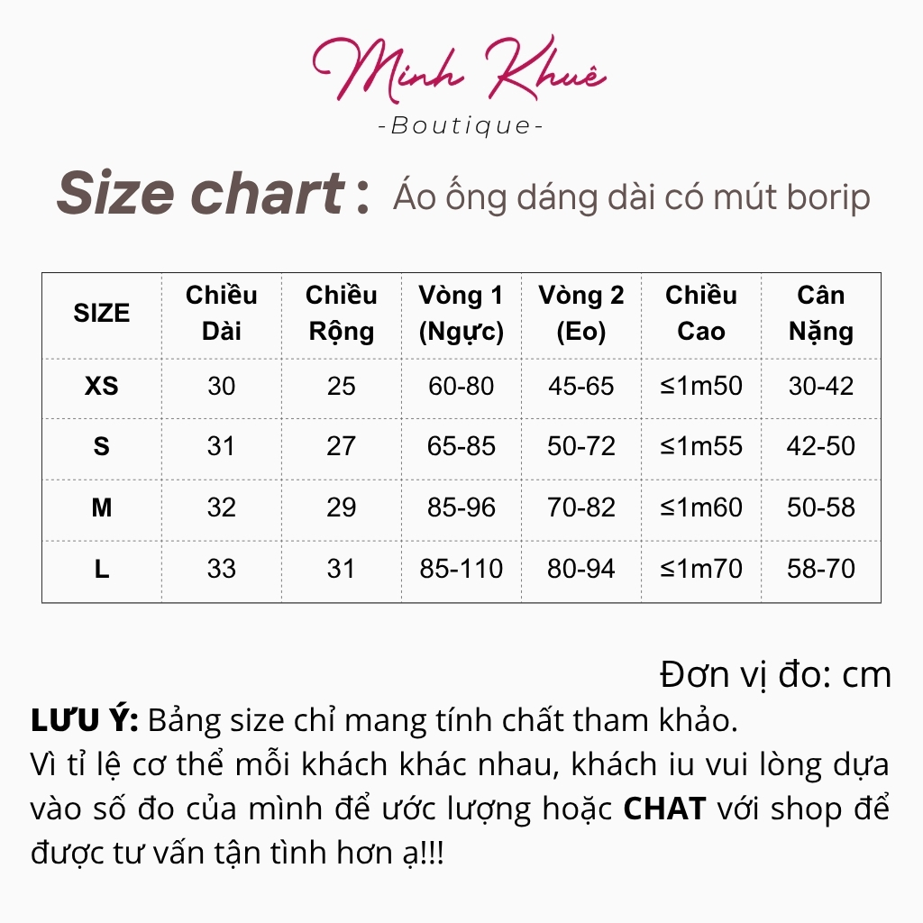 [Mở Bán] Áo Ống Dáng Dài Có Mút Ngực Thun Borip Lụa DD12 Áo Quây Ôm Body, Mềm Mịn, Co Giãn Trendy Minh Khuê Boutique
