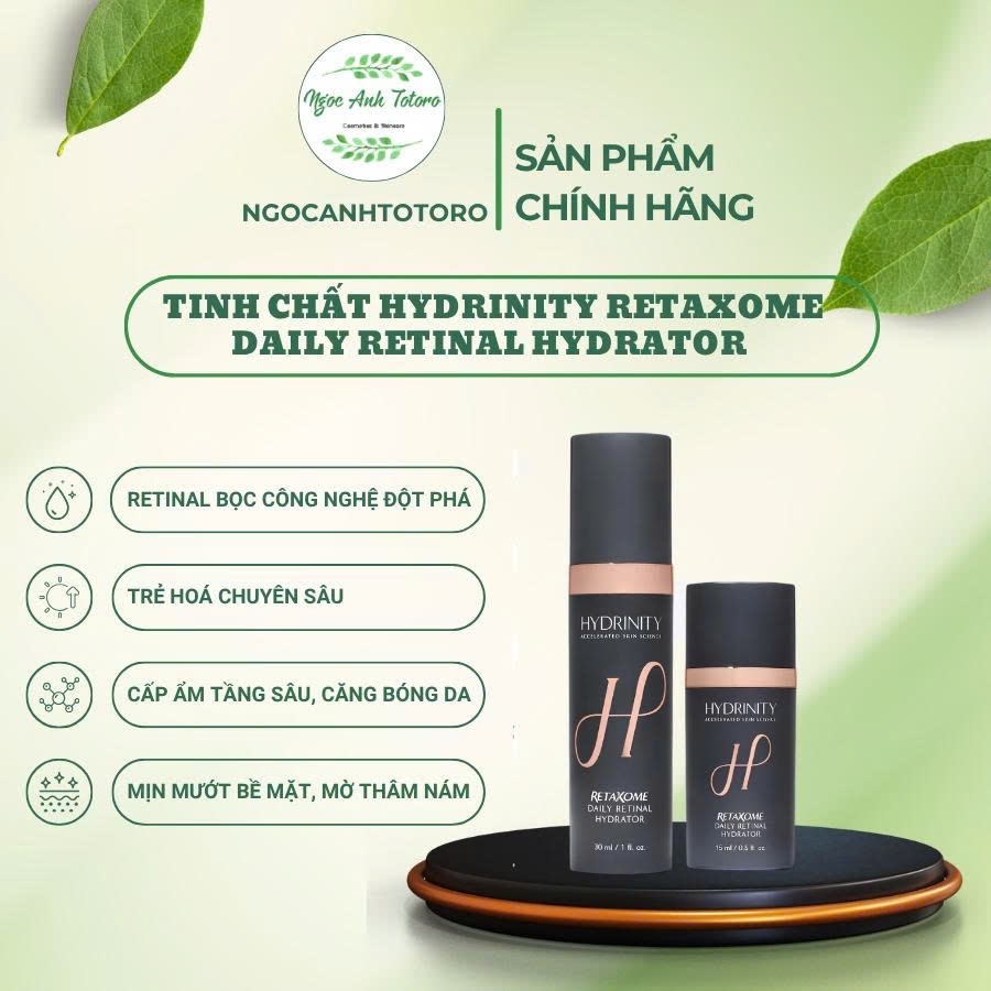 [HÀNG CÔNG TY] Tinh chất Retaxome Daily Retinal Hydrator Hydrinity Hỗ ...