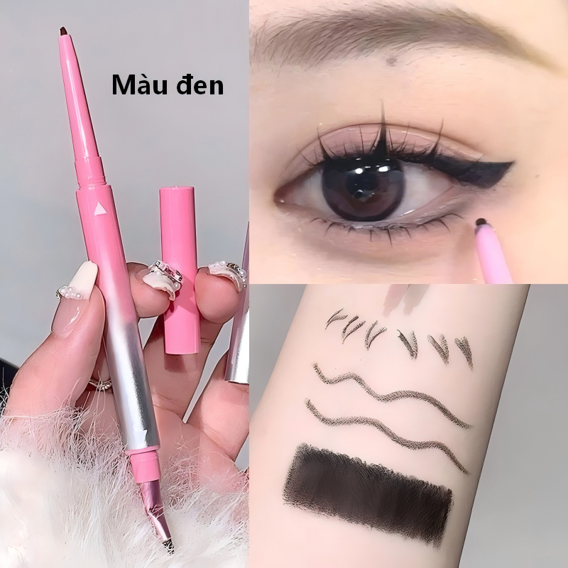 Chì kẻ mắt QXQY,có cọ uốn góc,chống nước,không lem,lâu trôi,tạo mắt ngọc,dành cho người mới