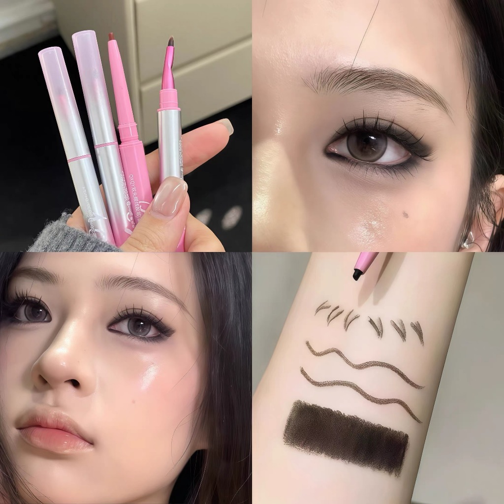 Chì kẻ mắt QXQY,có cọ uốn góc,chống nước,không lem,lâu trôi,tạo mắt ngọc,dành cho người mới