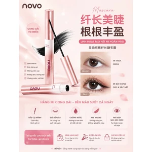 ✨ MASCARA THƯƠNG HIỆU NOVO ✨ Cong dài mi – Dày từng sợi – Cuốn hút mọi ánh nhìn 6173