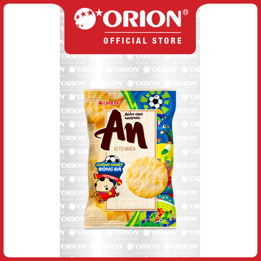 Combo 3 Túi Bánh Gạo Nướng Orion An Vị Tự Nhiên 151,2g/Túi