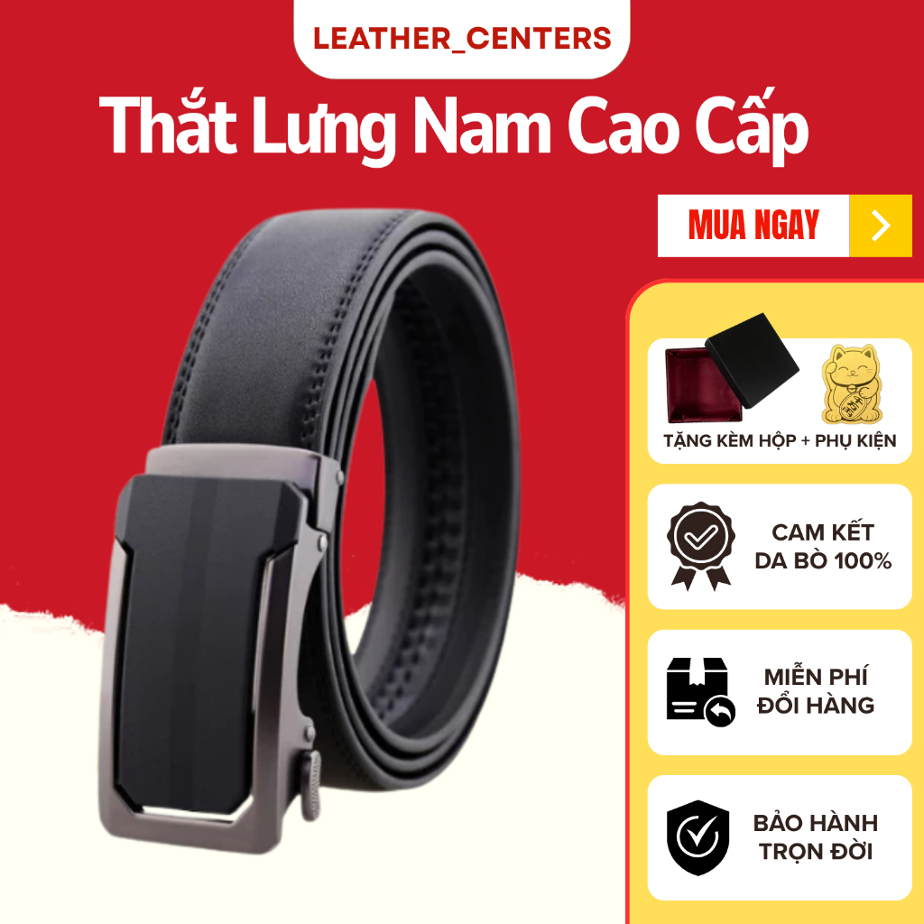 Thắt Lưng Nam Da Bò Nhập Khẩu 100% TL22, Dây Nịt Nam Phong Cách Trẻ Trung, Mang Đi Làm, Đi Chơi