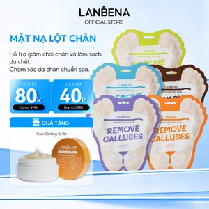 LANBENA 5PCS Mặt nạ lột chân (40g)- hoa oải hương tẩy da chết triệt để giảm nếp nhăn cho da mịn màng Foot Care