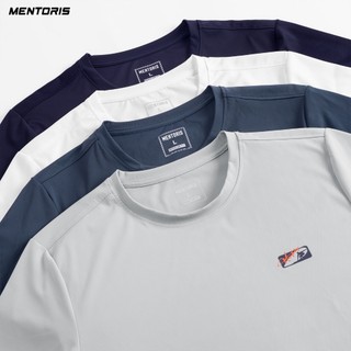 Áo Thun Nam MENTORIS Premium Texture, Vải Nylon Spandex Cao Cấp, Form Regular Fit MTS2601