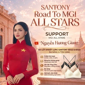Áo Lót Khoét Lưng Sâu Santony 65122 & 65123 - Họa Tiết Tống Cẩm PIER N°5