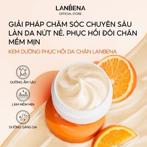LANBENA Kem dưỡng chân (100g) giúp dưỡng ẩm, làm mềm, dưỡng sáng, làm dịu, tái tạo nuôi dưỡng da chân mịn màng
