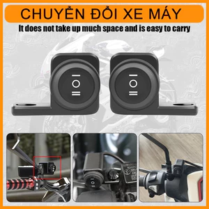 Công tắc gắn chân gương chống nước cao cấp 3 chế độ BẬT TẮT BẬT- Công Tắc Pha Cos On Off 2 Chức Năng