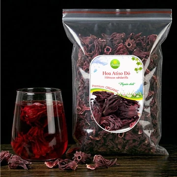 Trà hoa atiso sấy khô 100g, Hoa hibiscus bổ sung vitamin C, Ổn định huyết áp