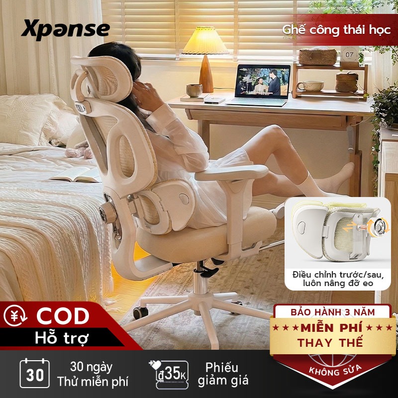 Ghế công thái học Xpanse F6 Tựa lưng 3 vùng tự thích ứng ôm sát,Đẩy trước điều chỉnh độc lập,ghế gaming làm việc | BigBuy360 - bigbuy360.vn