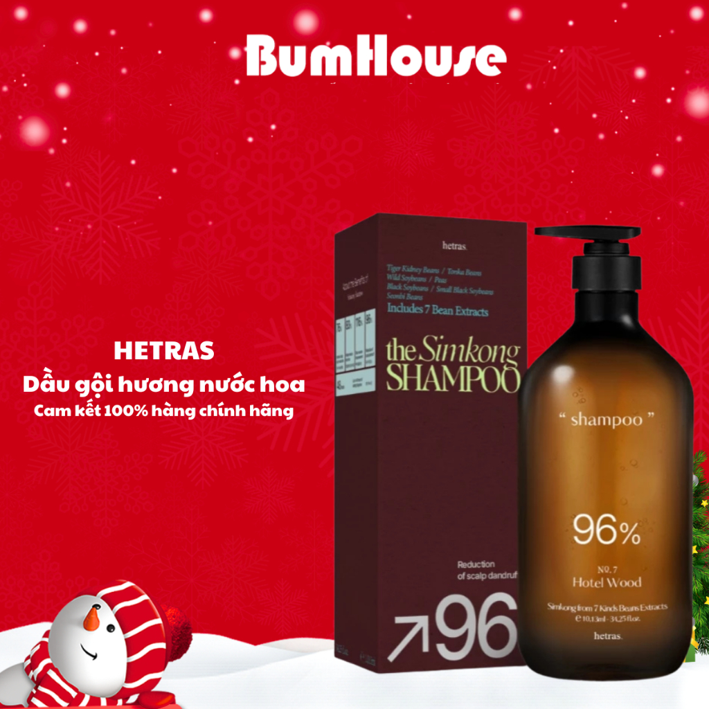 Dầu Gội Hương Nước Hoa Hetras The Simkong Shampoo 1013ml