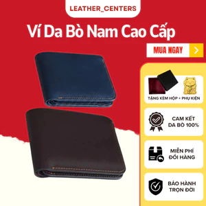 Ví Nam Da Bò Mini Kiểu Ngang Đứng Đắng, Bóp Da Đựng Tiền Thẻ, Nhỏ Gọn, Phong Cách | Ví CM25
