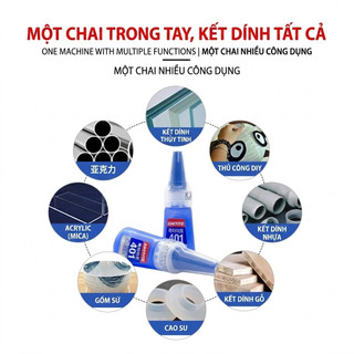 Keo 401 Loctite, Keo Dán Đầu Cơ Bida 401 - Keo Dán Đa Năng Hàn Quốc Chính Hãng