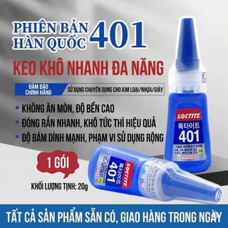 Keo 401 Loctite, Keo Dán Đầu Cơ Bida 401 - Keo Dán Đa Năng Hàn Quốc Chính Hãng