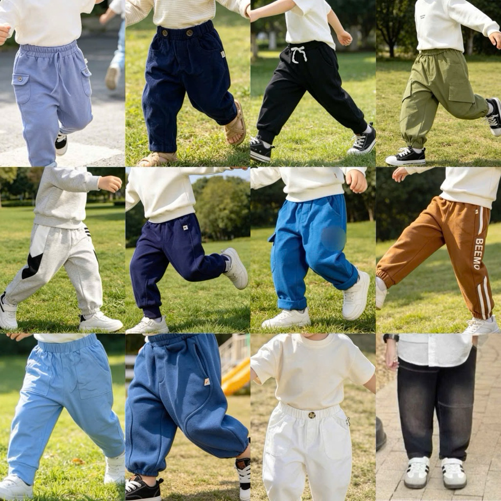 Quần dài bé trai,bé gái Beemo Bernie Beeboong size:80-130 (9-23kg) X04-380 23Q076 C4128 149A C4084 4341QDB L087 22262Q