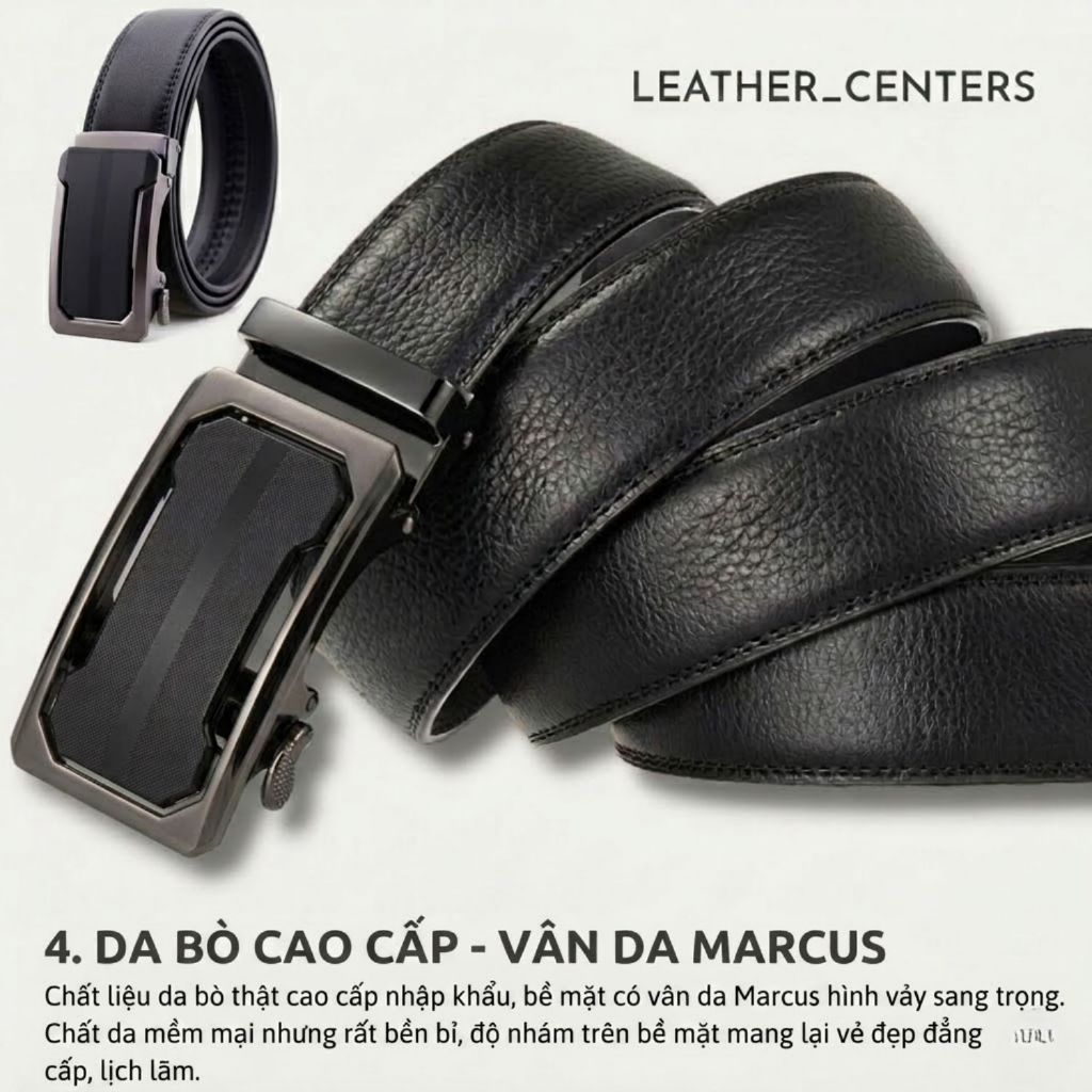 Thắt Lưng Nam Da Bò Nhập Khẩu 100% TL22, Dây Nịt Nam Phong Cách Trẻ Trung, Mang Đi Làm, Đi Chơi