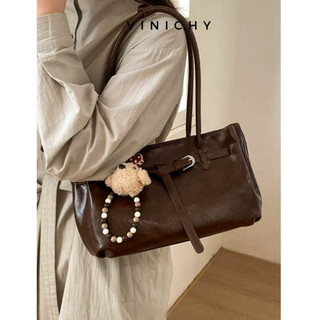 (Deal mở bán tặng quà QU3) Túi xách nữ đeo vai VINICHY, tote dung tích lớn size 28cm HA892