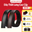 Dây thắt lưng không khoá Da bản rộng 3.5cm, cấu tạo dây 3 lớp độ bền cao, khoá tự động