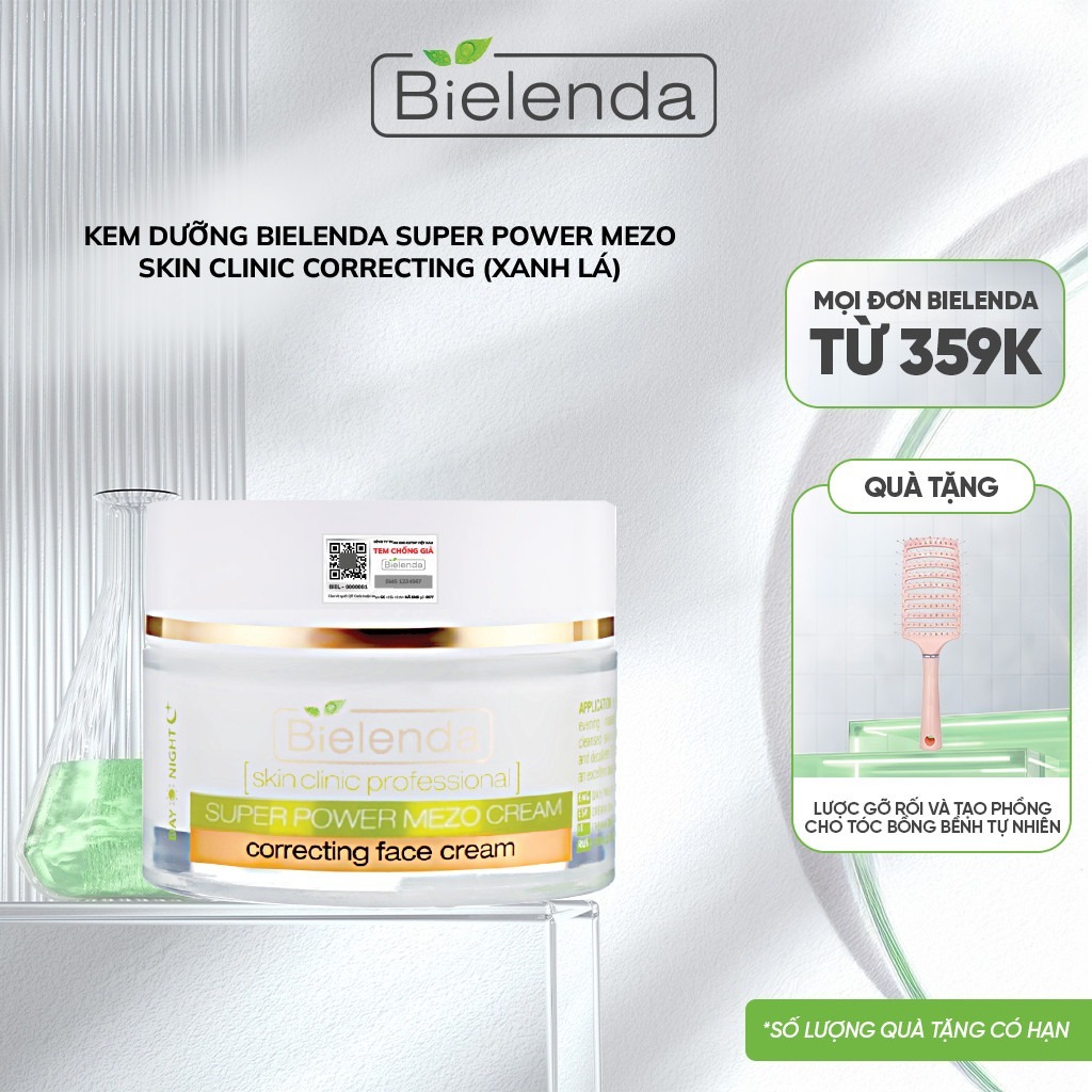 [BLOSSOM] Kem dưỡng Bielenda Mezo Skin Clinic Correcting dưỡng sáng da, mờ thâm 50ml