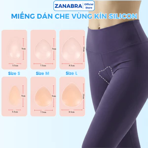 Miếng dán che rãnh vùng kín silicone bảo hộ che bikini chống lộ sử dụng nhiều lần ZANABRA D0163