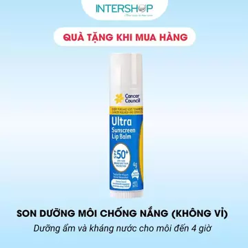 Son dưỡng môi chống nắng Cancer Council SPF50+ 4g (son không vỉ) CA0024
