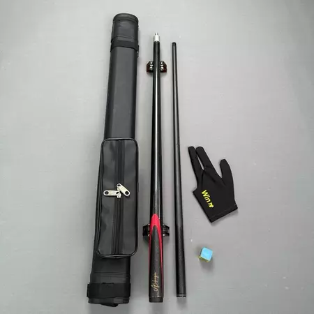 Cơ bida phủ carbon GramaX (tặng kèm combo bao da + phụ kiện)