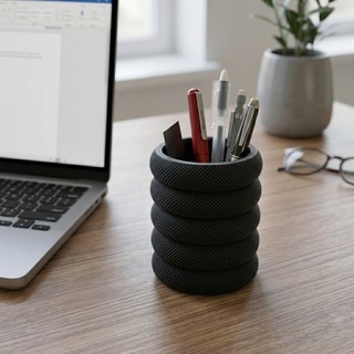 Ống Cắm Bút Để Bàn Phong Cách Tối Giản, Hộp Đựng Bút Decor Góc Học Tập Và Làm Việc Hiện Đại