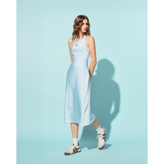 CARA Đầm lụa Lian cổ yếm dáng midi đơn giản nữ tính