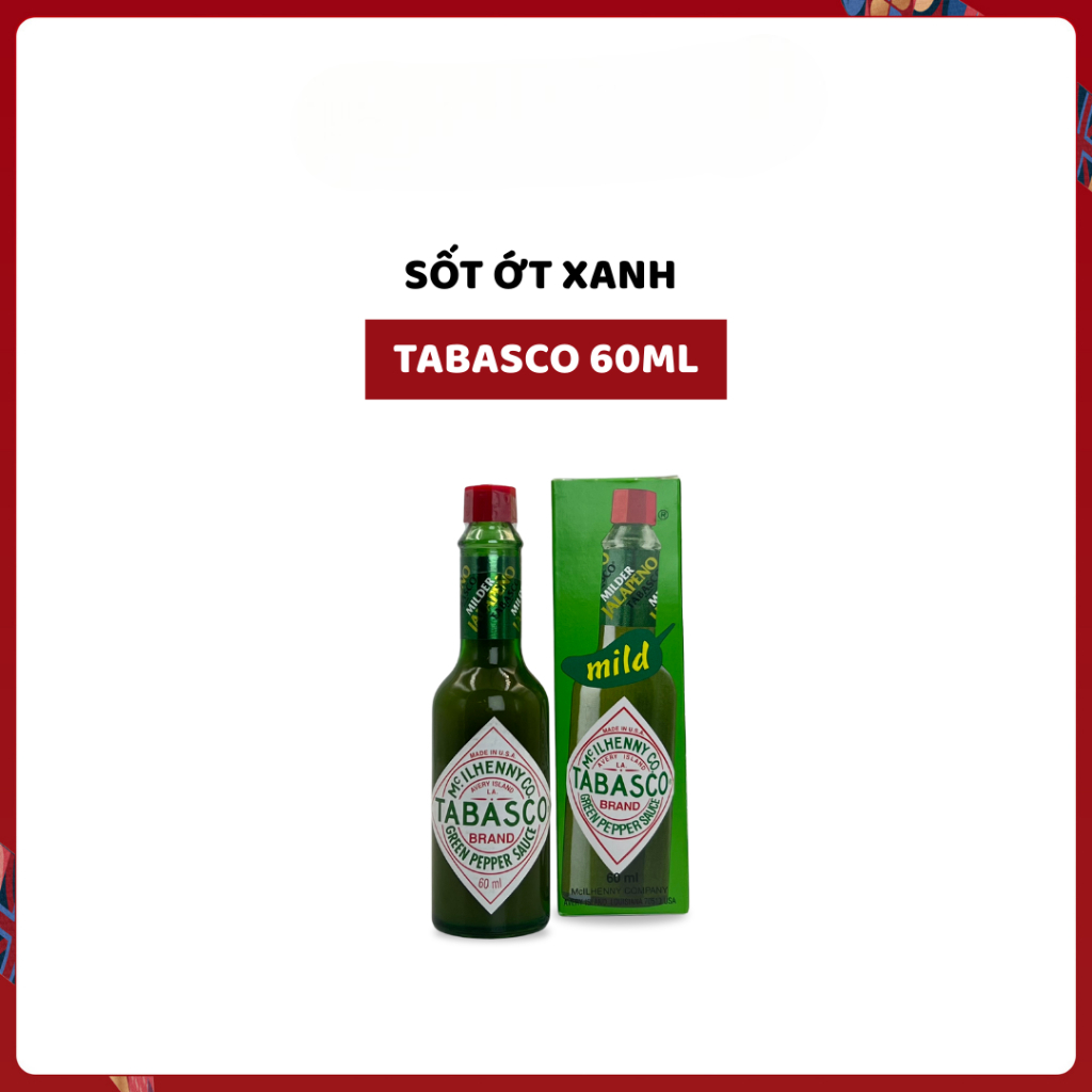 Sốt Ớt Tabasco Pepper Sauce 60ml - Nhập Khẩu Mỹ - JAPAUS GOURMET