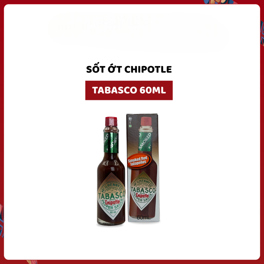 Sốt Ớt Tabasco Pepper Sauce 60ml - Nhập Khẩu Mỹ - JAPAUS GOURMET